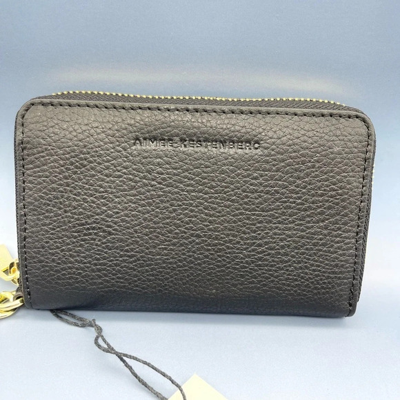 Aimee KESTENBERG Zip Around Wristlet, Black, NWT - Picture 6 of 14